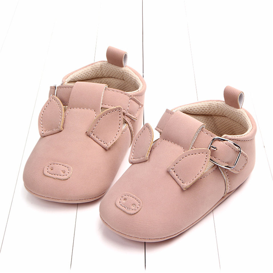 Baby Shoes for 0-18 Months Cute Animal Style First Walkers Breathable Non-slip Toddler Boys Girls Prewalkers Babies Flat Shoes