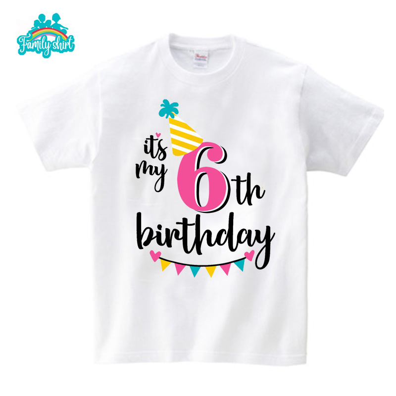 Family Outfits Party T Shirt Summer Matching Outfits Birthday Party TShirt Children Toddler T Shirts Mommy Clothes Daddy Baby