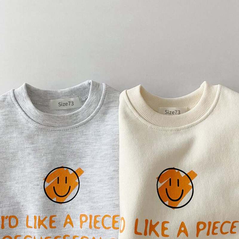 2023 Autumn Korea Baby Boy Girl Clothes Set Newborn Infant Outfits Long Sleeve Children Casual Sweatshirt + Harem Pants Clothing