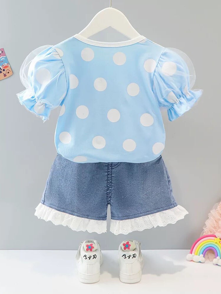 Baby Girl Clothes Sets Summer 2022 New Fashion Infant Suits Straberry Style Cotton Kids Costom 1-4 Years Child Clothing