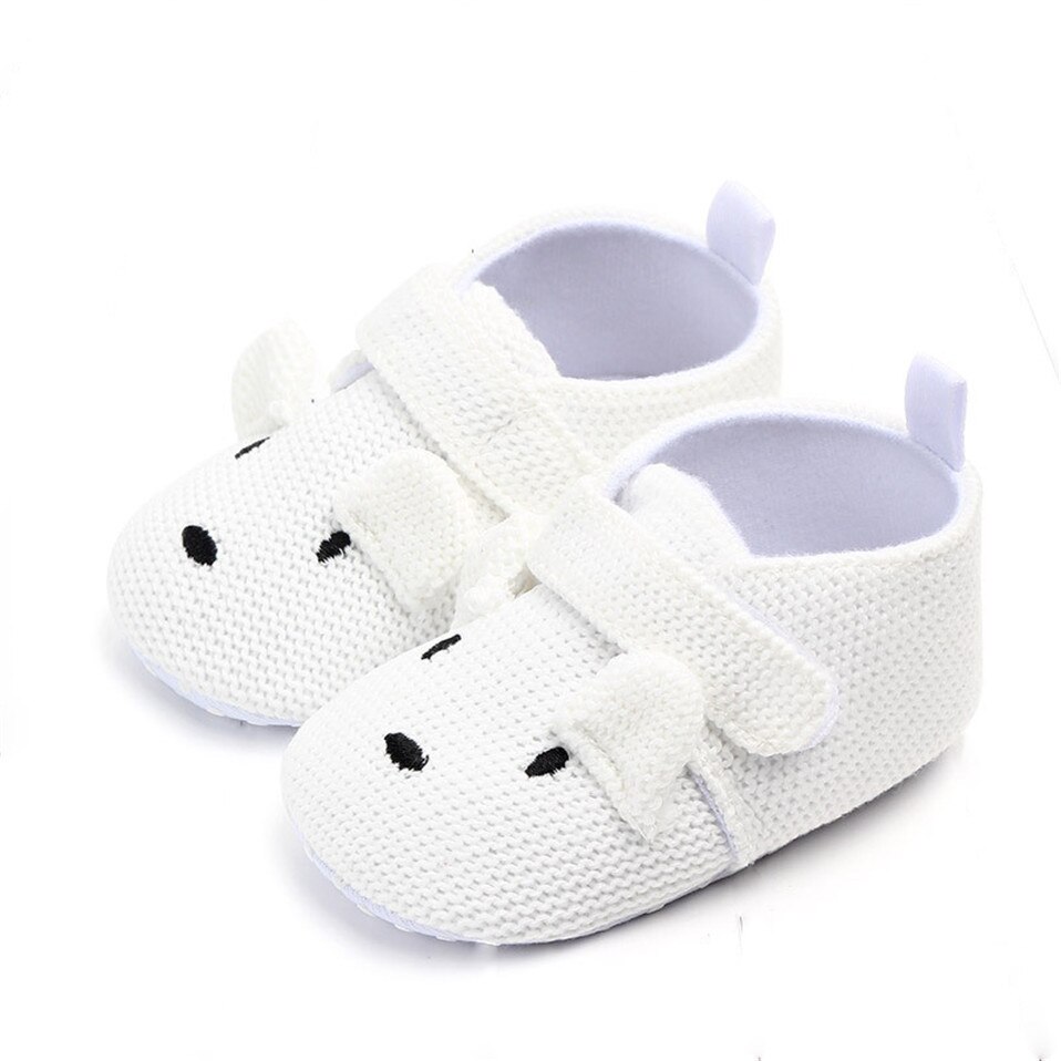 New Arrival Toddler Newborn Baby Boys Girls Animal Crib Shoes Infant Cartoon Soft Sole Non-slip Cute Warm Animal Baby Shoes