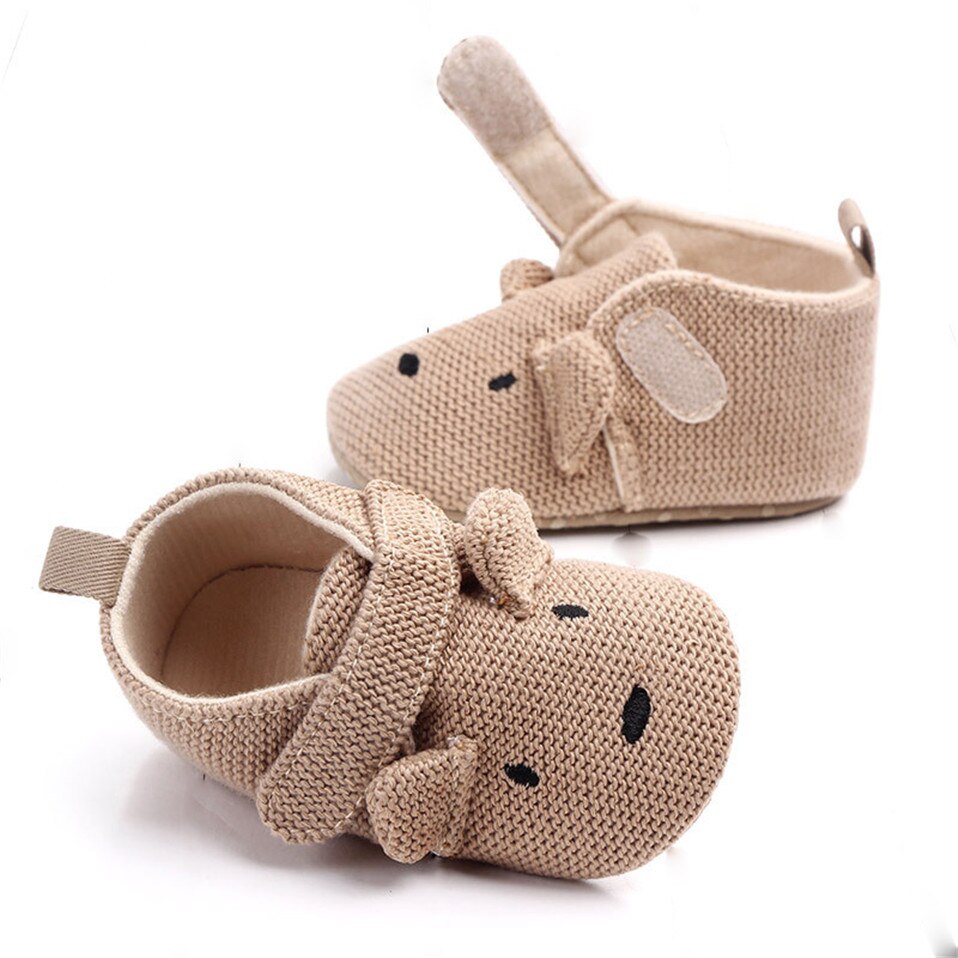 New Arrival Toddler Newborn Baby Boys Girls Animal Crib Shoes Infant Cartoon Soft Sole Non-slip Cute Warm Animal Baby Shoes