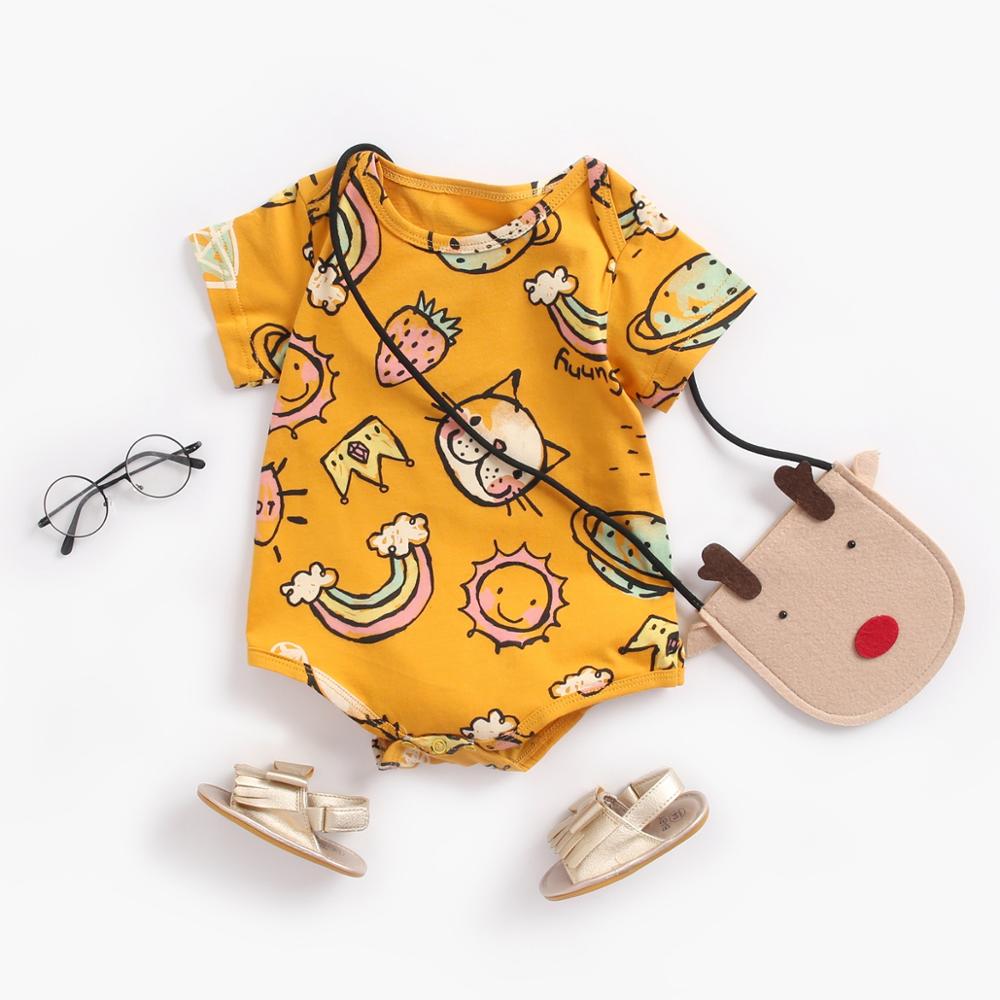 Sanlutoz Baby Boys Girls Bodysuits Summer Cotton Toddler Clothes Cartoon Unisex Short Sleeve Sanlutoz Baby Boys Girls Bodysuits Summer Cotton Toddler Clothes Cartoon Unisex Short Sleeve