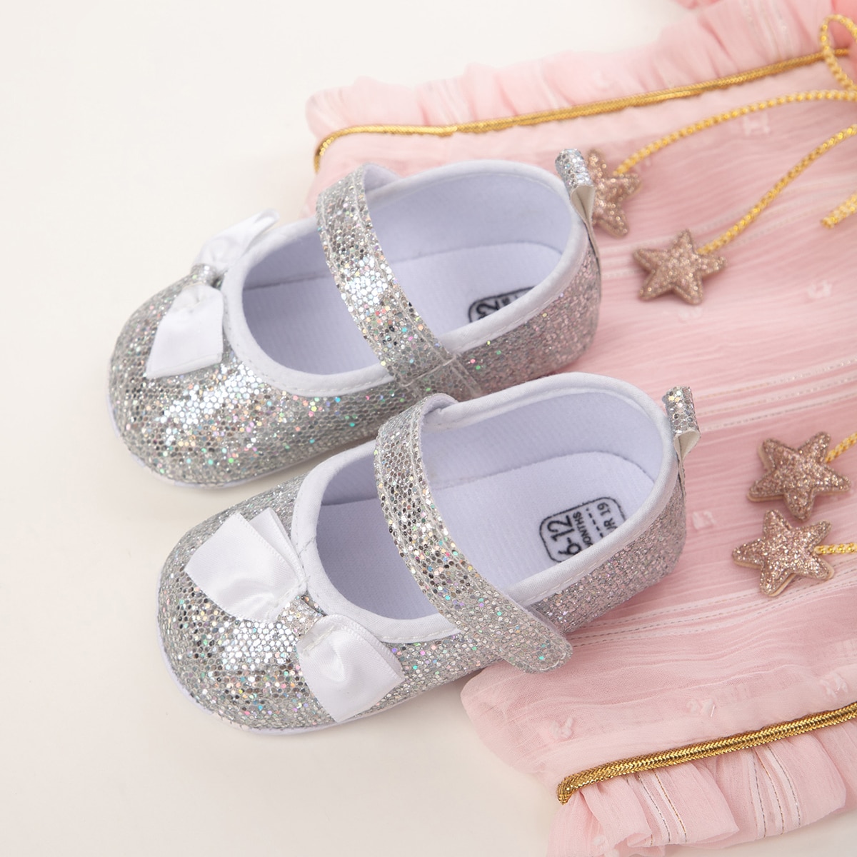 Newborn Baby Girl Shoes Toddler Cute Bow Princess Baby Shoes Non-Slip Crib Shoes Baby Soft Sole Toddler Shoes 0-18M Newborn Baby Girl Shoes Toddler Cute Bow Princess Baby Shoes Non-Slip Crib Shoes Baby Soft Sole Toddler Shoes 0-18M
