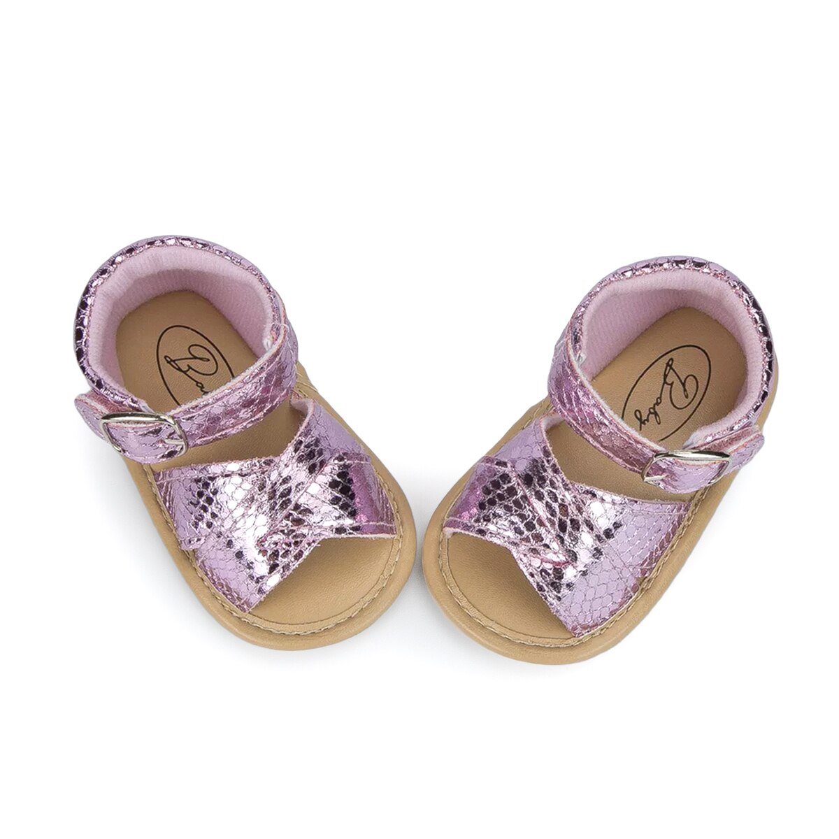 KIDSUN 2022 New Baby Summer Shoes Boys Girls Sandals Infant Non-slip Soft Sole Flat Leather Comfort Toddler First Walkers