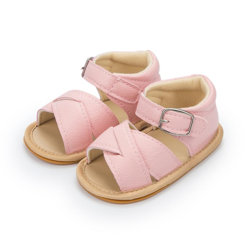 KIDSUN 2022 New Baby Summer Shoes Boys Girls Sandals Infant Non-slip Soft Sole Flat Leather Comfort Toddler First Walkers KIDSUN 2022 New Baby Summer Shoes Boys Girls Sandals Infant Non-slip Soft Sole Flat Leather Comfort Toddler First Walkers