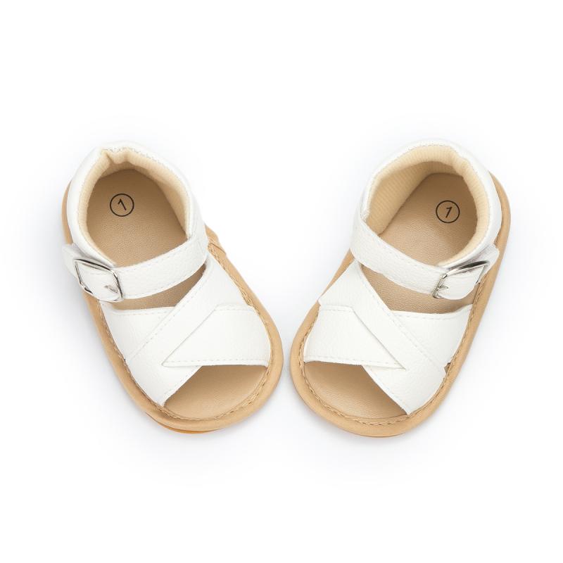 KIDSUN 2022 New Baby Summer Shoes Boys Girls Sandals Infant Non-slip Soft Sole Flat Leather Comfort Toddler First Walkers KIDSUN 2022 New Baby Summer Shoes Boys Girls Sandals Infant Non-slip Soft Sole Flat Leather Comfort Toddler First Walkers