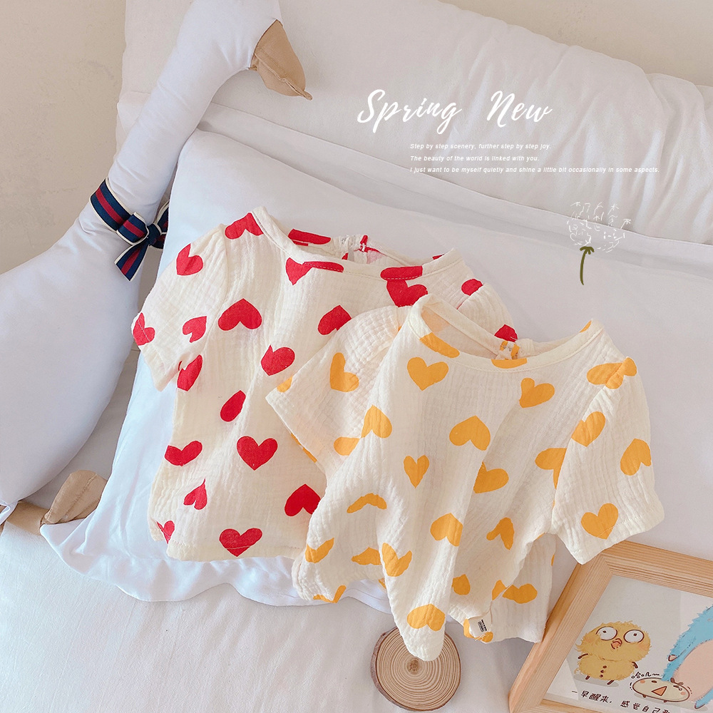 Kids Girls Clothes Outfits Infant Girl Clothes Baby Girl Outfit Toddler Boy Summer Clothes 2 Piece Set Homewear Pajama Suit