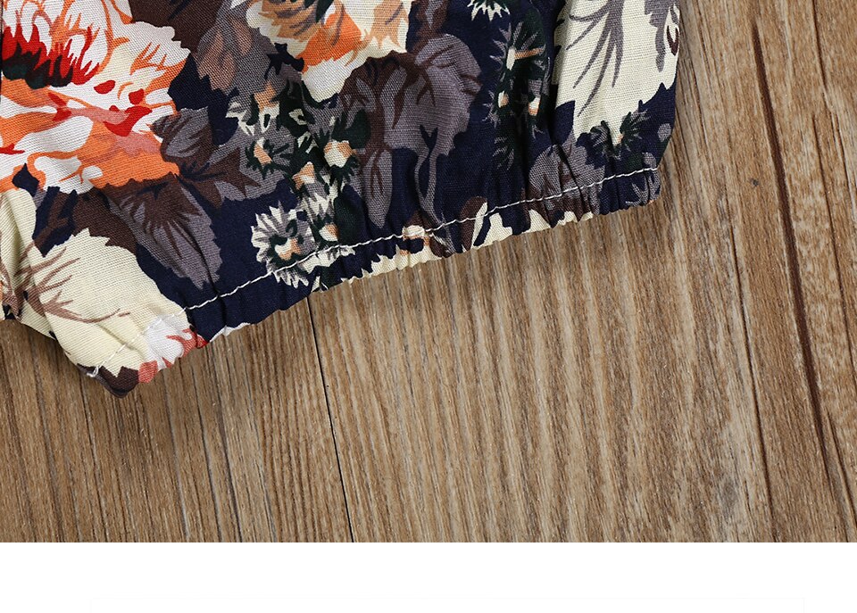 Newborn Baby Girl Clothes Set Summer Solid Color Short Sleeve Romper Flower Shorts Headband 3Pcs Outfit New Born Infant Clothing