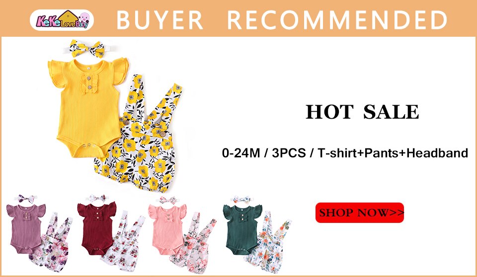 Newborn Baby Girl Clothes Set Summer Solid Color Short Sleeve Romper Flower Shorts Headband 3Pcs Outfit New Born Infant Clothing