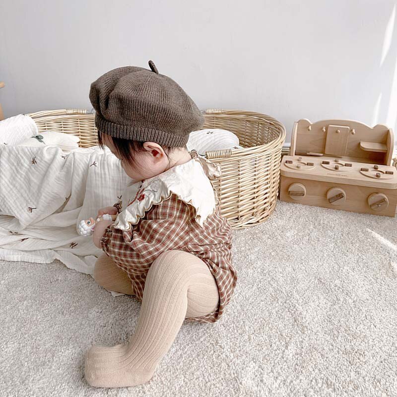 Children Tights Baby Girl Pantyhose Cotton Knitted Infant Girl Newborn Kids Stocking Toddler Pantyhose Casual Pants