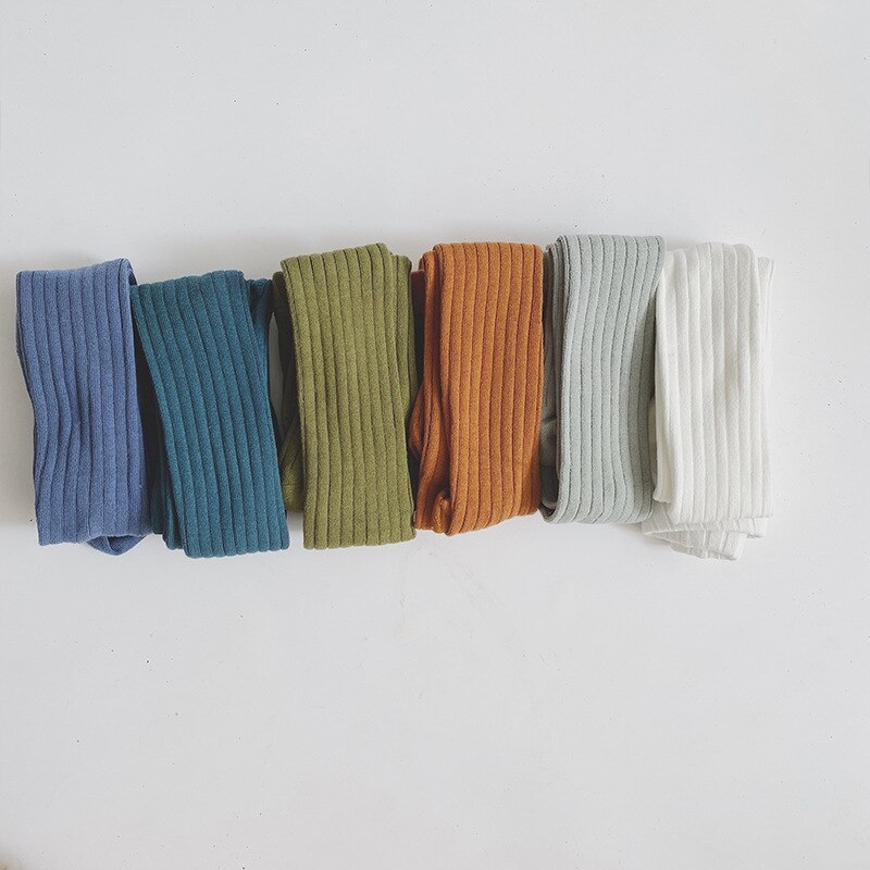 Children Tights Baby Girl Pantyhose Cotton Knitted Infant Girl Newborn Kids Stocking Toddler Pantyhose Casual Pants