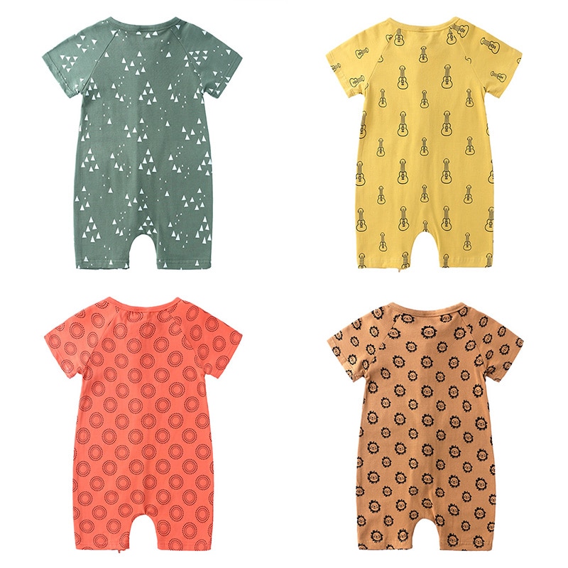 Zipper Short Seelve Baby Girls Rompers Unisex Cotton Cartoon Baby Clothes Summer Newborn Romper Toddler Costume 3-24 Months Zipper Short Seelve Baby Girls Rompers Unisex Cotton Cartoon Baby Clothes Summer Newborn Romper Toddler Costume 3-24 Months