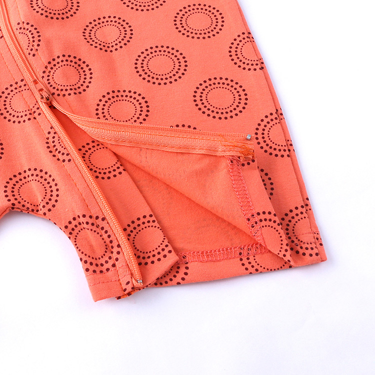 Zipper Short Seelve Baby Girls Rompers Unisex Cotton Cartoon Baby Clothes Summer Newborn Romper Toddler Costume 3-24 Months