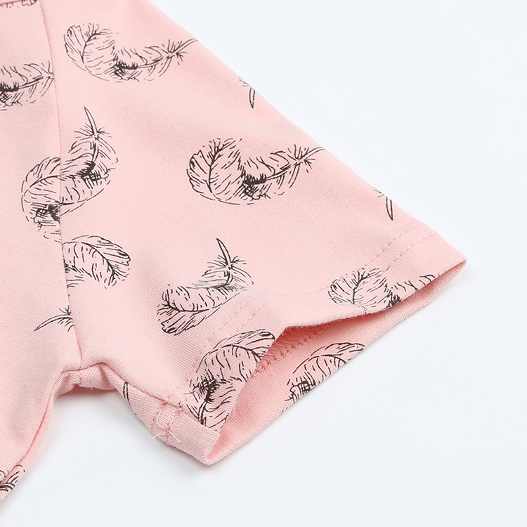 Cartoon Print Baby Romper Fashion Toddler Girl Summer Clothes Cotton Zipper Short Sleeve Newborn Boys Rompers 3-24 Months