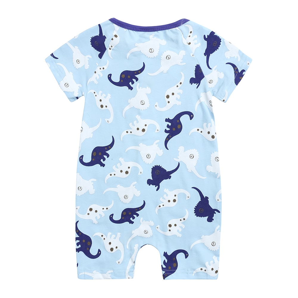 Cartoon Print Baby Romper Fashion Toddler Girl Summer Clothes Cotton Zipper Short Sleeve Newborn Boys Rompers 3-24 Months Cartoon Print Baby Romper Fashion Toddler Girl Summer Clothes Cotton Zipper Short Sleeve Newborn Boys Rompers 3-24 Months