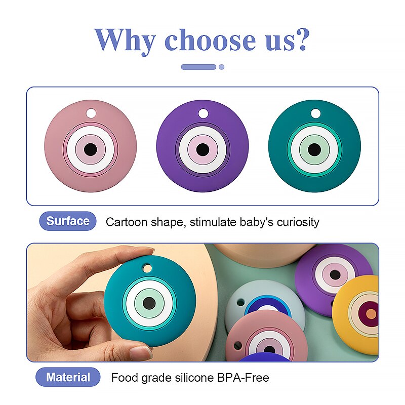 1Pc New Baby Silicone Teether BPA-Free Cartoon Bird Bee Baby Necklace Pendant Silicone Teether Baby Teeth Care Chewing Toy