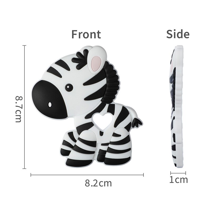 1Pc New Baby Silicone Teether BPA-Free Cartoon Bird Bee Baby Necklace Pendant Silicone Teether Baby Teeth Care Chewing Toy