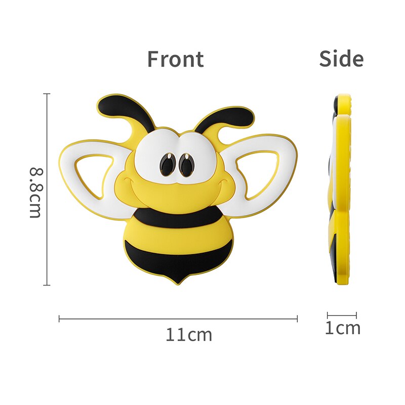 1Pc New Baby Silicone Teether BPA-Free Cartoon Bird Bee Baby Necklace Pendant Silicone Teether Baby Teeth Care Chewing Toy