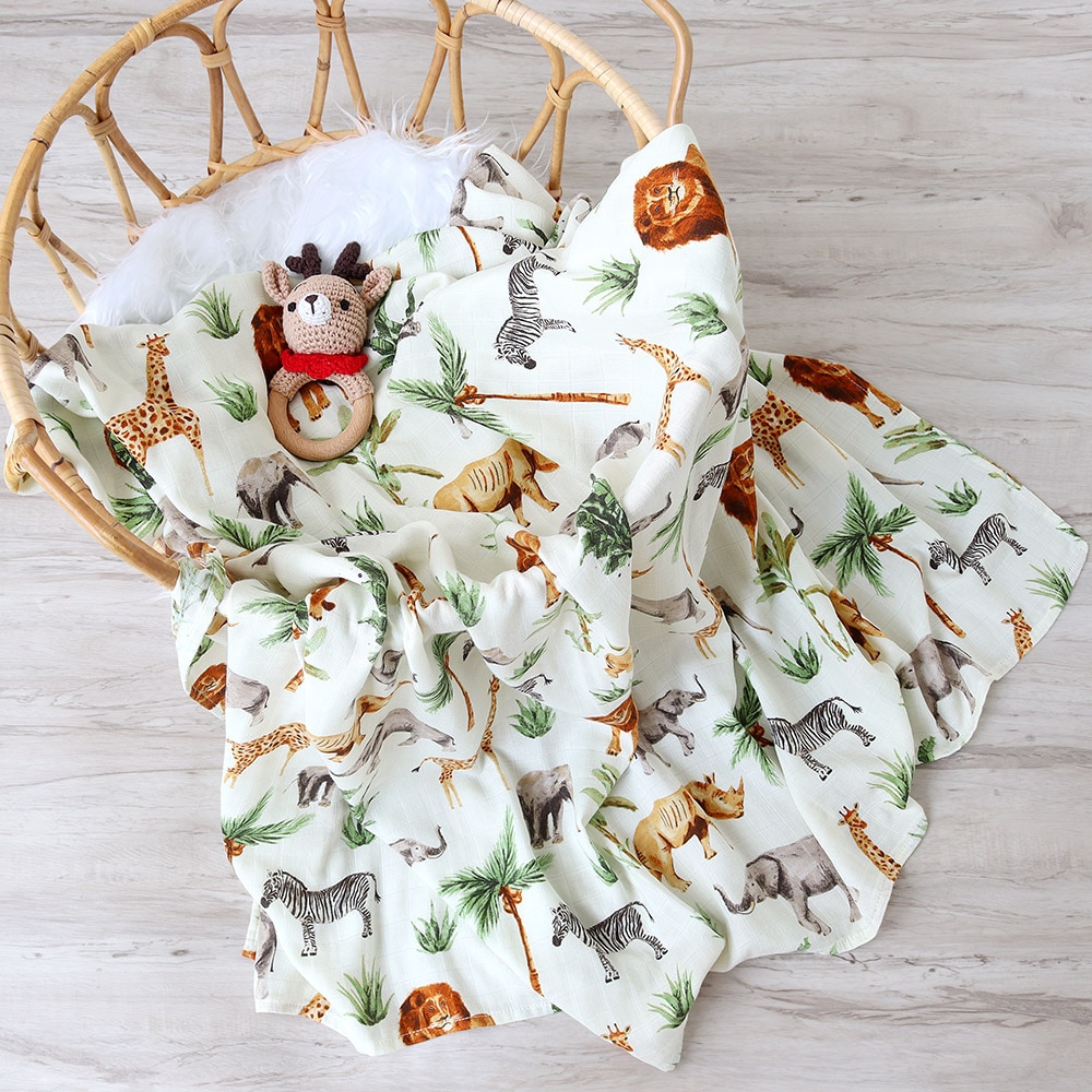 Bamboo Baby Blankets Newborn Muslin Swaddle 120×120 Nursery Blanket Baby Wrap Swaddle Blanket Super Soft Bamboo Baby Blankets Newborn Muslin Swaddle 120x120 Nursery Blanket Baby Wrap Swaddle Blanket Super Soft