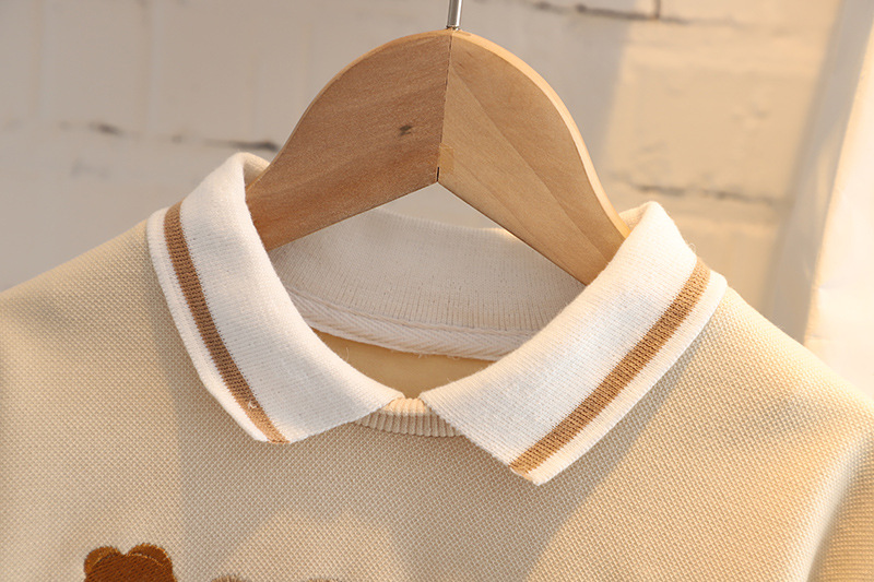 Children's Clothing Baby Long Sleeve Two Piece Set 1-4 Year Old Girl Spring and Autumn New Cartoon Leisure Sports Suit T-shirt