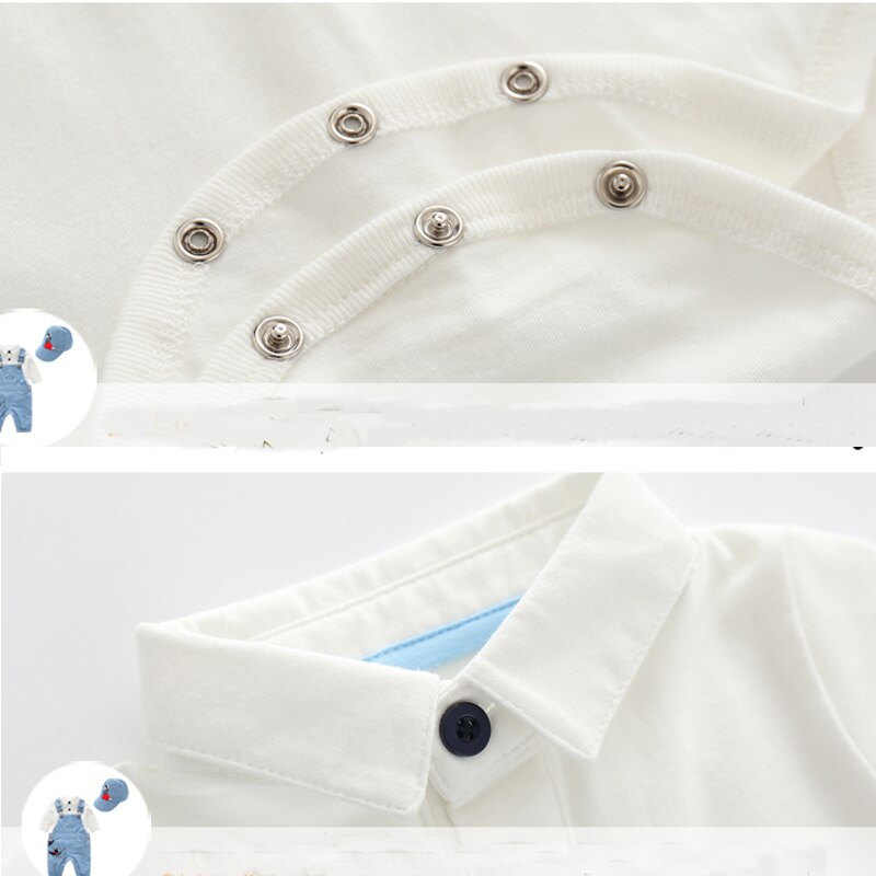 Newborn Clothes Toddler Boy Hat Romper Baby Set 3PCS Cotton Bib Long-sleeved Jumpsuit Suit Boys Fashion Outfit 3 6 9 12 18 24M Newborn Clothes Toddler Boy Hat Romper Baby Set 3PCS Cotton Bib Long-sleeved Jumpsuit Suit Boys Fashion Outfit 3 6 9 12 18 24M