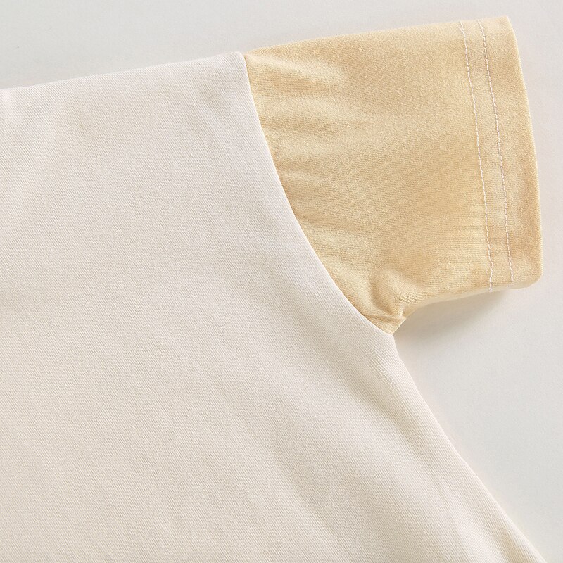 Newborn Baby Clothes for 2023 Summer Toddler Boys Girls Rompers Patchwork Color Short Sleeve O-neck Bodysuits Jumpsuits Overalls