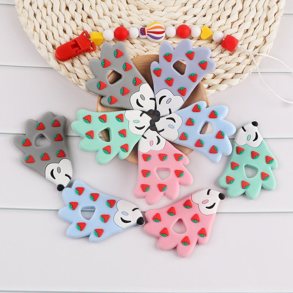 Kovict Animals Silicone Teether Beads Clips DIY Pacifier Chain Clips For Baby Teething Beads Jewelry Pendant Baby Molar Toys Kovict Animals Silicone Teether Beads Clips DIY Pacifier Chain Clips For Baby Teething Beads Jewelry Pendant Baby Molar Toys