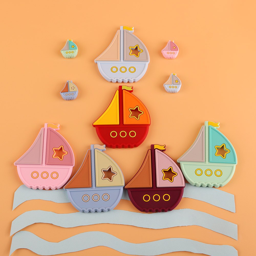 Silicone Teether Cartoon Animals Rainbow Train 1pc Food Grade Silicone Pendants DIY Pacifier Chain Accessories Baby Molar Toys Silicone Teether Cartoon Animals Rainbow Train 1pc Food Grade Silicone Pendants DIY Pacifier Chain Accessories Baby Molar Toys