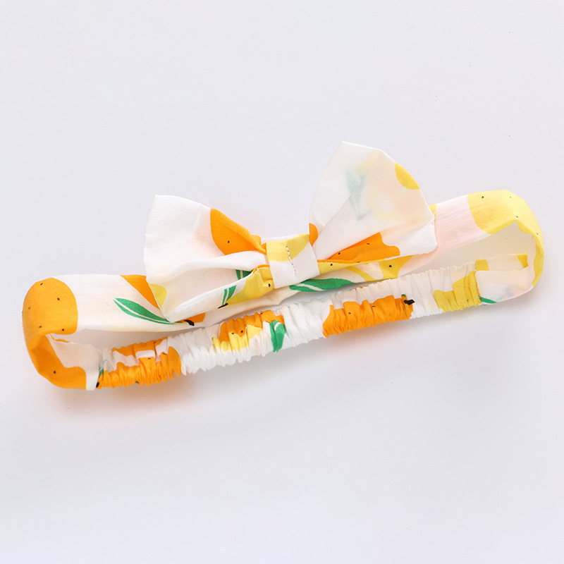 New Summer Baby Girl Sets Sleeveless Fruit Print Blue Lemon Vest+PP Shorts+Headwear Newborn Clothing E9003