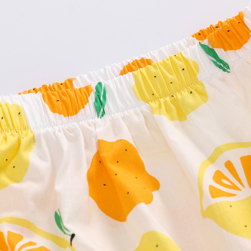 New Summer Baby Girl Sets Sleeveless Fruit Print Blue Lemon Vest+PP Shorts+Headwear Newborn Clothing E9003 New Summer Baby Girl Sets Sleeveless Fruit Print Blue Lemon Vest+PP Shorts+Headwear Newborn Clothing E9003