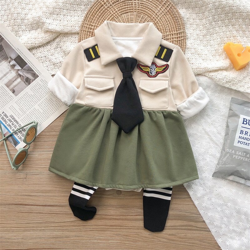 New Autumn Family Matching Outfits for Baby Girl Boy Long Slevees Tie Dress+Turn-down Collar Romper Sister Brother Clothes E2266 New Autumn Family Matching Outfits for Baby Girl Boy Long Slevees Tie Dress+Turn-down Collar Romper Sister Brother Clothes E2266