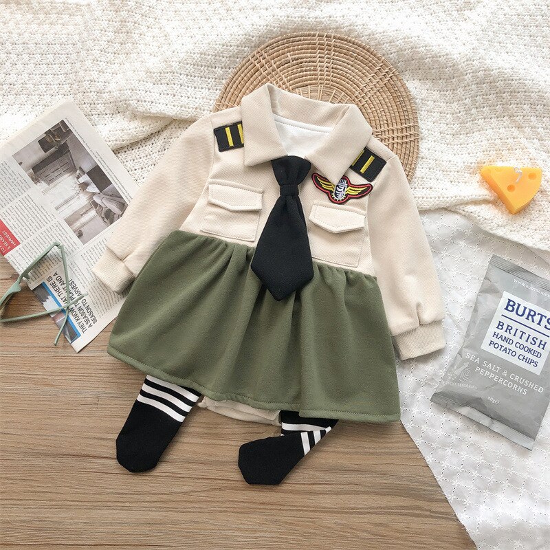 New Autumn Family Matching Outfits for Baby Girl Boy Long Slevees Tie Dress+Turn-down Collar Romper Sister Brother Clothes E2266 New Autumn Family Matching Outfits for Baby Girl Boy Long Slevees Tie Dress+Turn-down Collar Romper Sister Brother Clothes E2266