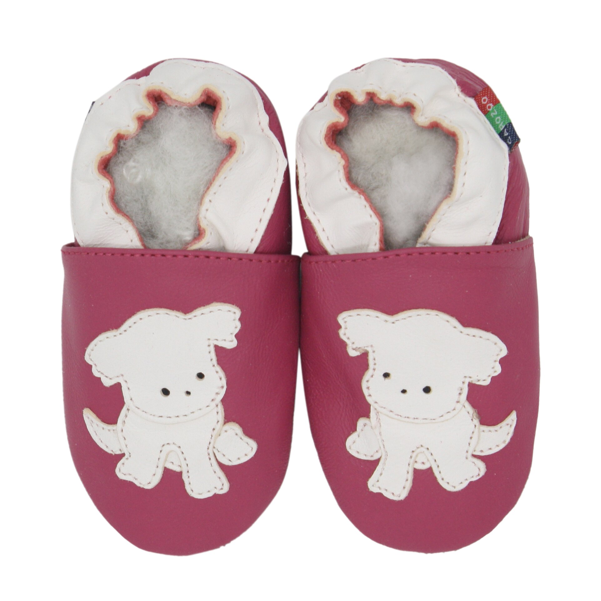 Carozoo Girl Boy Shoes Soft Sheepskin Leather Shoes Skid-Proof Soft Soled Shoes Newborn Baby First Walkers Shoe Fit 0-24 Monther