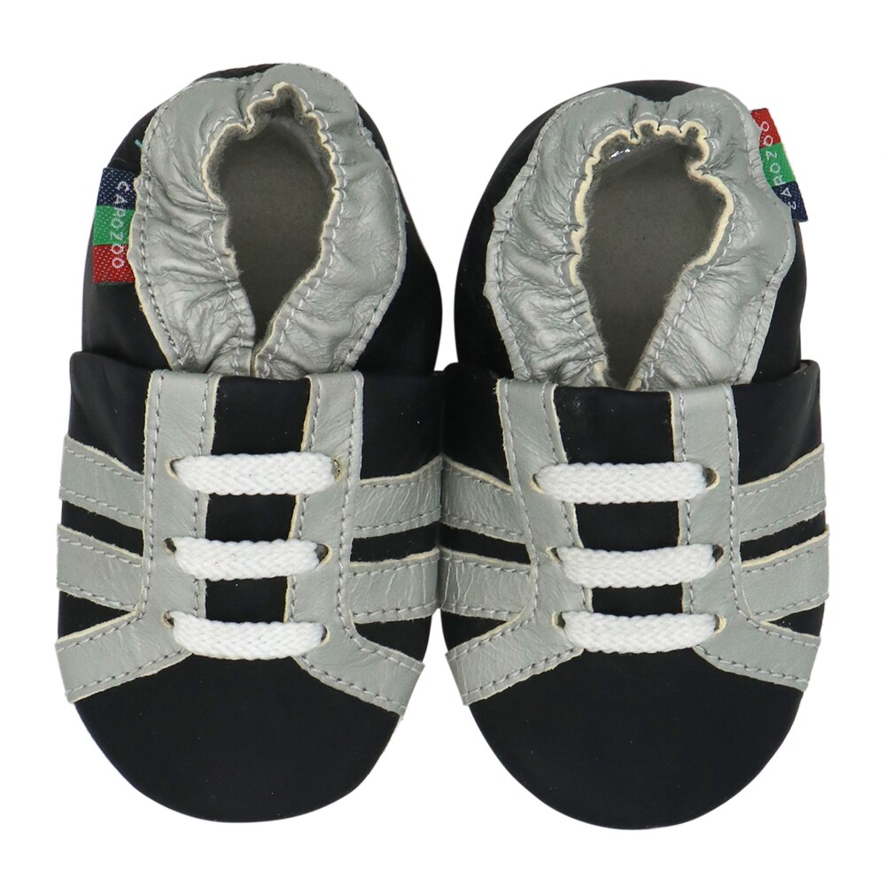 Carozoo Girl Boy Shoes Soft Sheepskin Leather Shoes Skid-Proof Soft Soled Shoes Newborn Baby First Walkers Shoe Fit 0-24 Monther