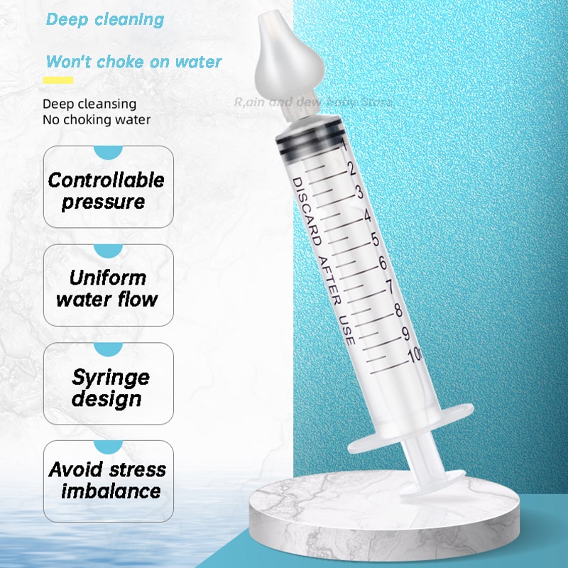 2 Pcs Babi Nose Cleaner Rhinitis Nasal Washer Needle Tube Baby Nasal Aspirator Cleaner Syringe Baby Nose Washing for Children 2 Pcs Babi Nose Cleaner Rhinitis Nasal Washer Needle Tube Baby Nasal Aspirator Cleaner Syringe Baby Nose Washing for Children