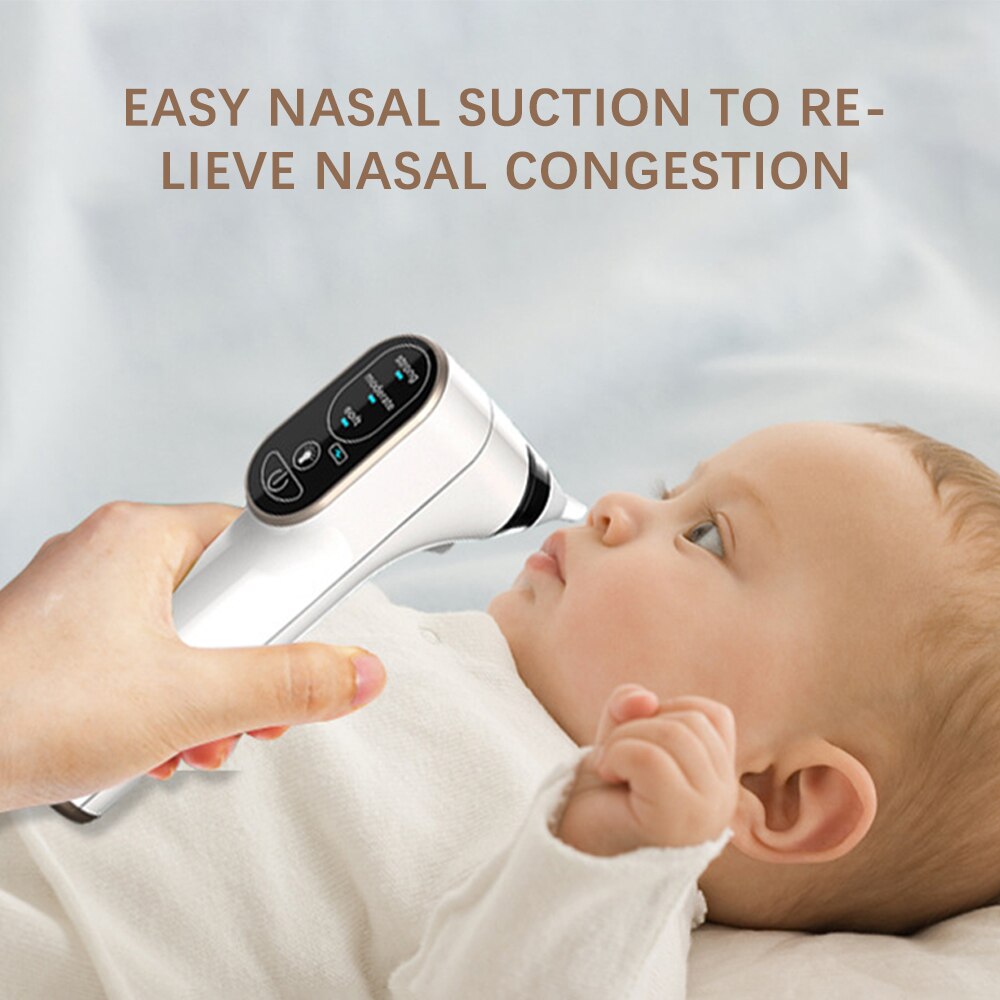 Baby Nasal Aspirator Electric LED Display Nose Cleaner Inhaler Newborn Aspire Equipment Ear Care Preventing Backflow Aspirat Baby Nasal Aspirator Electric LED Display Nose Cleaner Inhaler Newborn Aspire Equipment Ear Care Preventing Backflow Aspirat