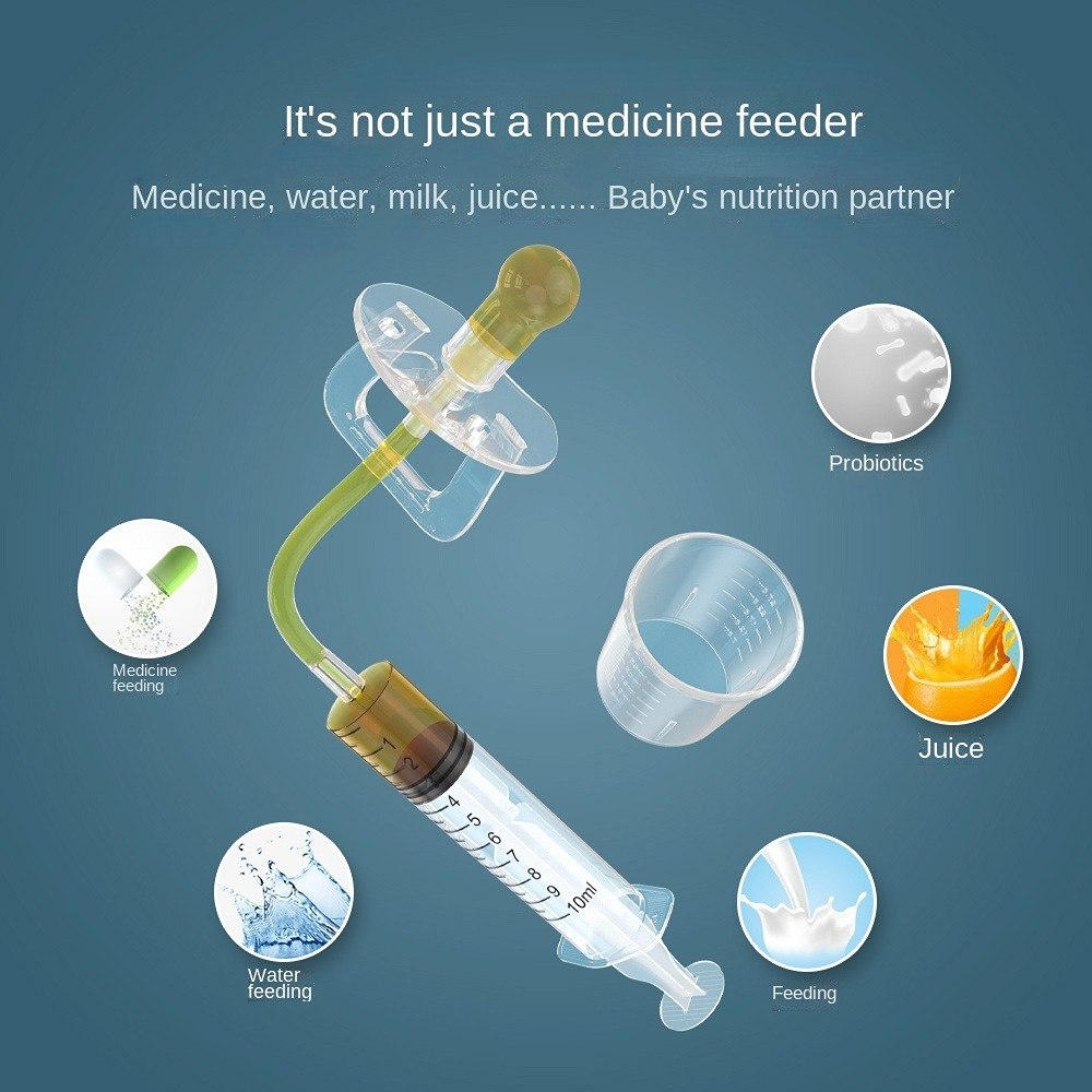 Baby Dropper Dispenser Transparent Pacifier Medicine Dispenser Needle Feeder Squeeze Medicine Syringe Kids Feeding Utensils