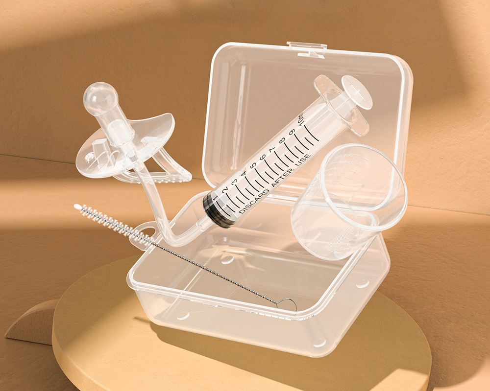 Baby Dropper Dispenser Transparent Pacifier Medicine Dispenser Needle Feeder Squeeze Medicine Syringe Kids Feeding Utensils