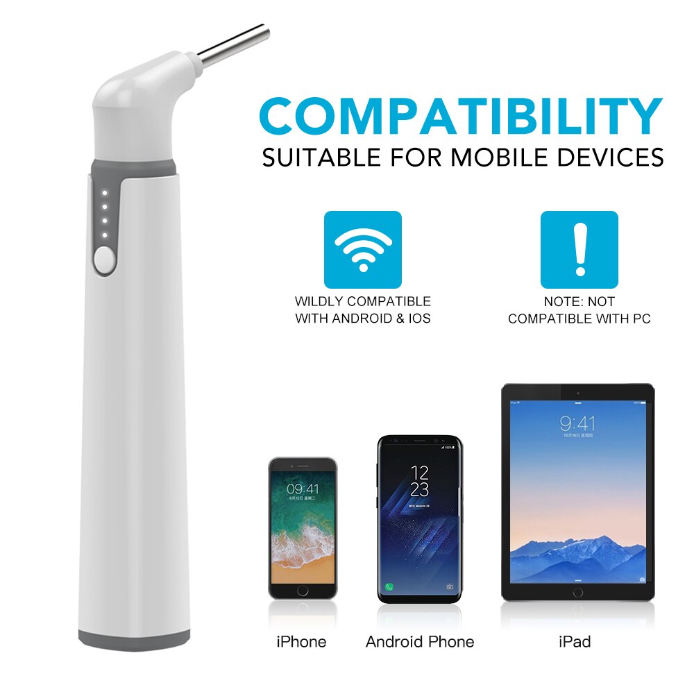 Wifi Ear Otoscope 3.9mm Smart Wireless Portable Visual Earwax Cleaning Endoscope Camera for IPhone Android Phone IPad Kid Adult Wifi Ear Otoscope 3.9mm Smart Wireless Portable Visual Earwax Cleaning Endoscope Camera for IPhone Android Phone IPad Kid Adult
