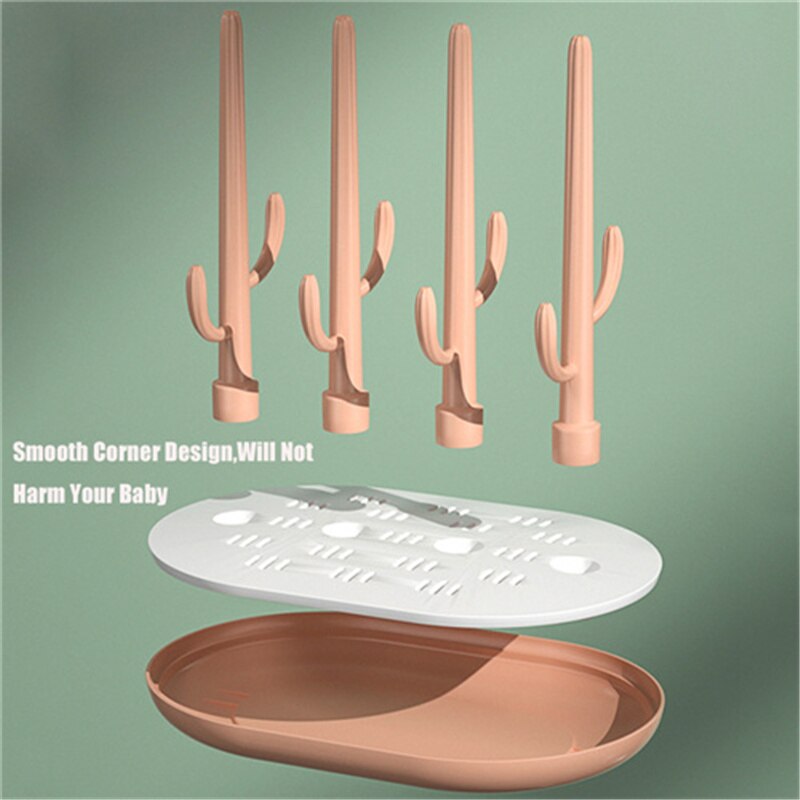 Detachable Baby Bottle Drying Rack Infant Feeding Bottle Drain Drying RacksSolid Color Feeding Cup Holder Storage Box Dryer Detachable Baby Bottle Drying Rack Infant Feeding Bottle Drain Drying RacksSolid Color Feeding Cup Holder Storage Box Dryer