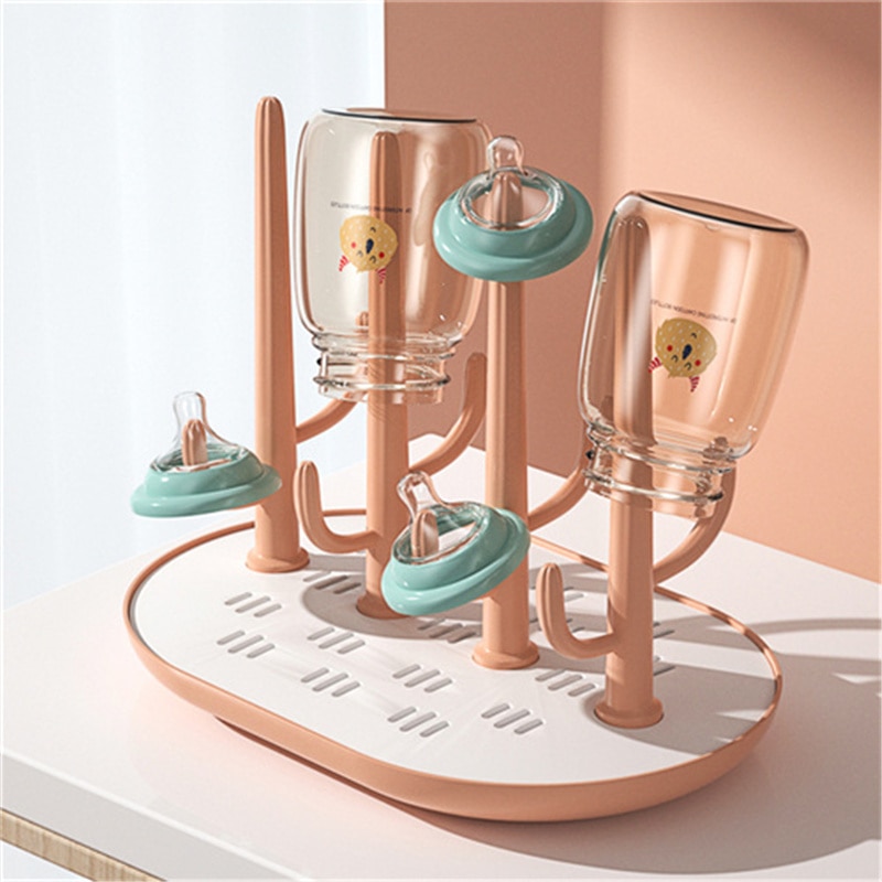 Detachable Baby Bottle Drying Rack Infant Feeding Bottle Drain Drying RacksSolid Color Feeding Cup Holder Storage Box Dryer Detachable Baby Bottle Drying Rack Infant Feeding Bottle Drain Drying RacksSolid Color Feeding Cup Holder Storage Box Dryer