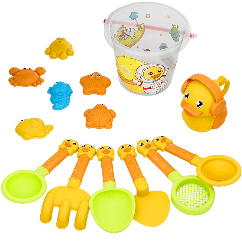 Summer Beach Toys for Kids Bucket Set with Cute Animal Model Water Sand Play Kit Outdoor Games Garden Toys for Children Gifts Summer Beach Toys for Kids Bucket Set with Cute Animal Model Water Sand Play Kit Outdoor Games Garden Toys for Children Gifts