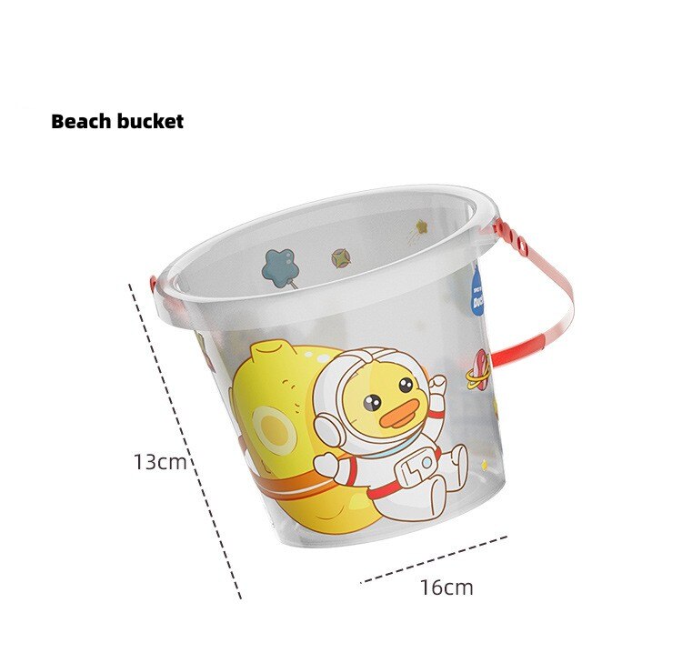Summer Beach Toys for Kids Bucket Set with Cute Animal Model Water Sand Play Kit Outdoor Games Garden Toys for Children Gifts