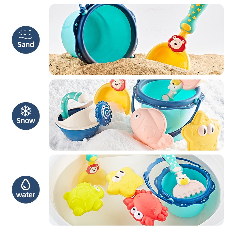 Summer Beach Toys for Kids SandBox Set Kit Shovels Sand Play Water Toys Baby Bath Toy Outdoor Toys for Children Boy Girl Gifts Summer Beach Toys for Kids SandBox Set Kit Shovels Sand Play Water Toys Baby Bath Toy Outdoor Toys for Children Boy Girl Gifts