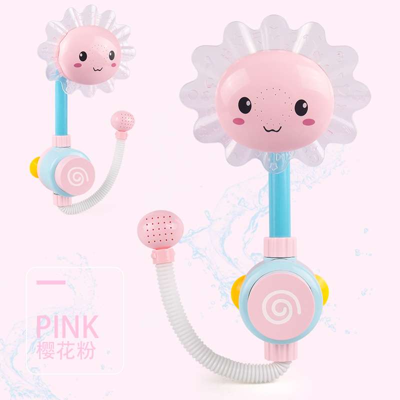 Baby Shower Faucet Squirting Sprinkler Sunflower Toys Strong Suction children's Bathroom Water Game Play Manual Pressure Spray Baby Shower Faucet Squirting Sprinkler Sunflower Toys Strong Suction children's Bathroom Water Game Play Manual Pressure Spray