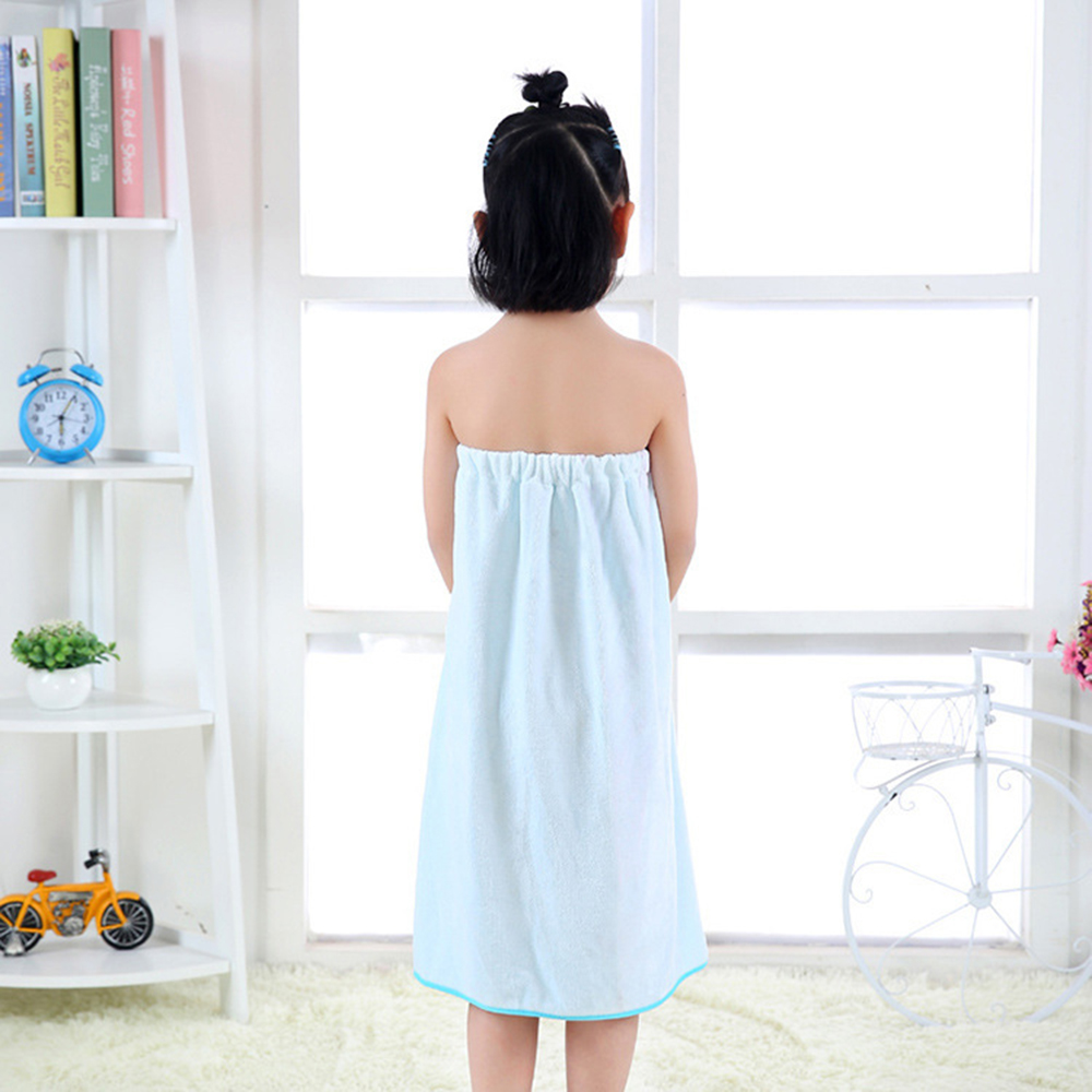 Lovely Baby Kids Bathrobe Bath Towel Soft Kids Bathing Skirt Bathrobe Infant Washcloth Shower Products
