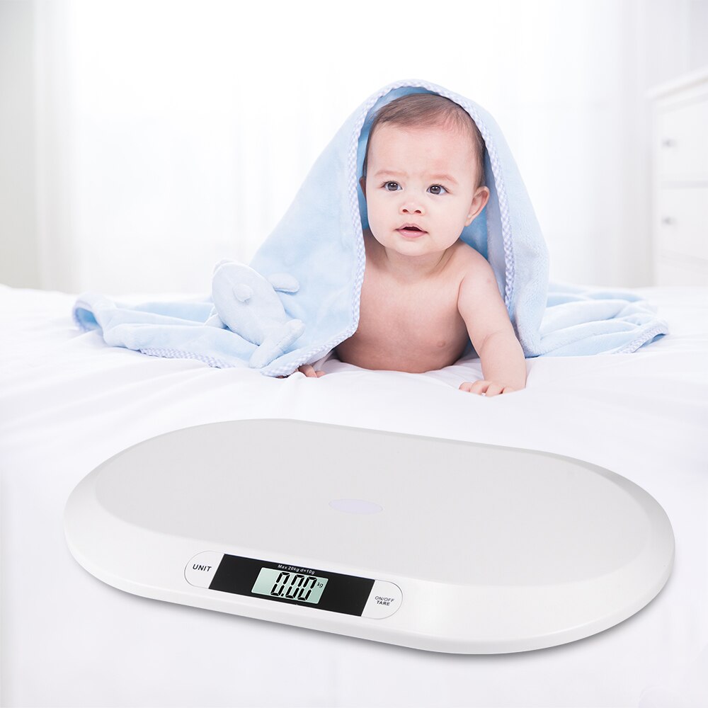 20kg Max Electronic Baby Scale Weight Measure LCD Screen Digital Scales For Newborn Infant Accurate Pets Infant Baby Measure