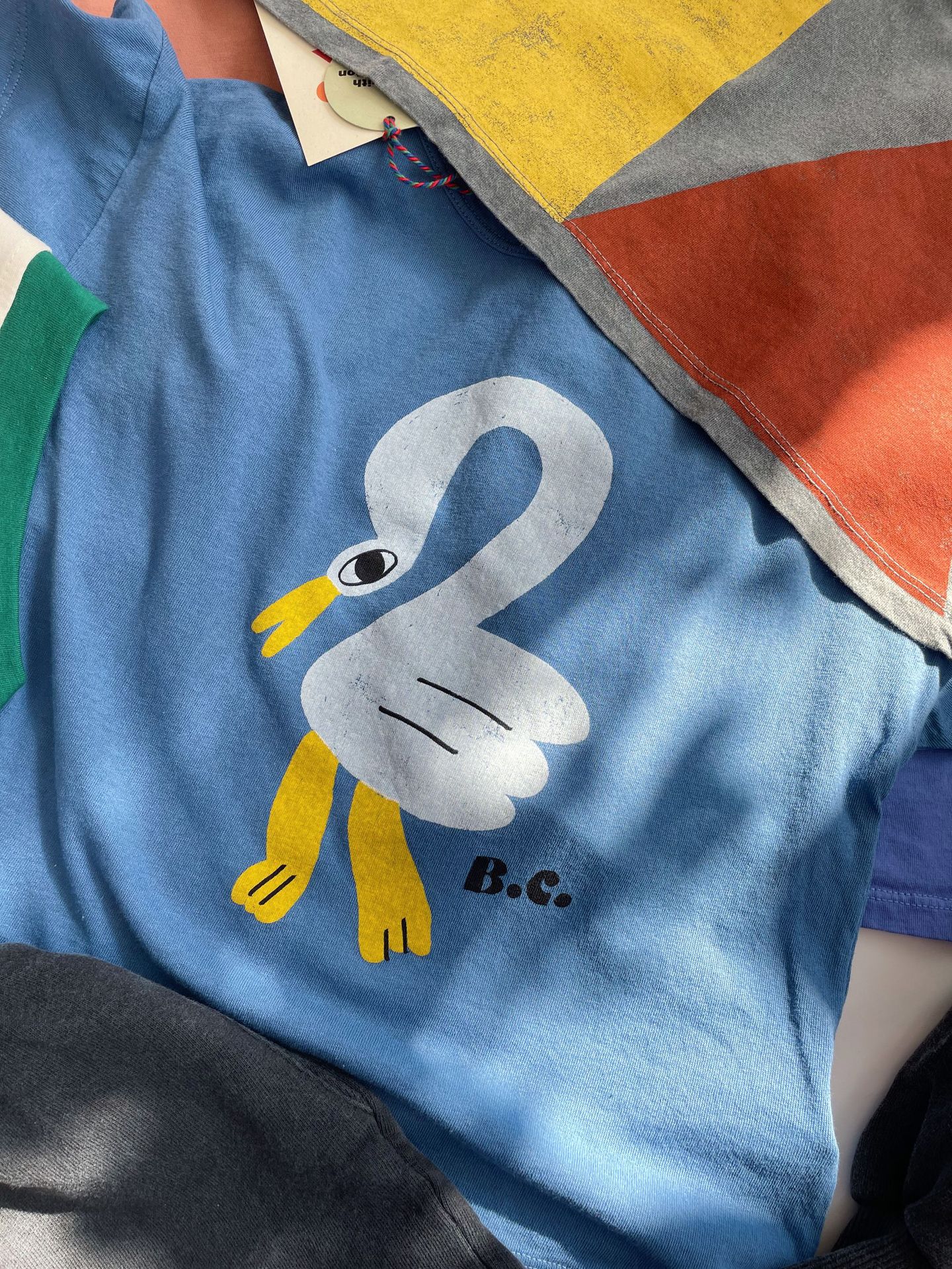 Bobo Childrens T-shirt 2023 Spring Summer New Ins-style Baby Boys and Girls Casual Cartoon Short Sleeve Top 1-11Y