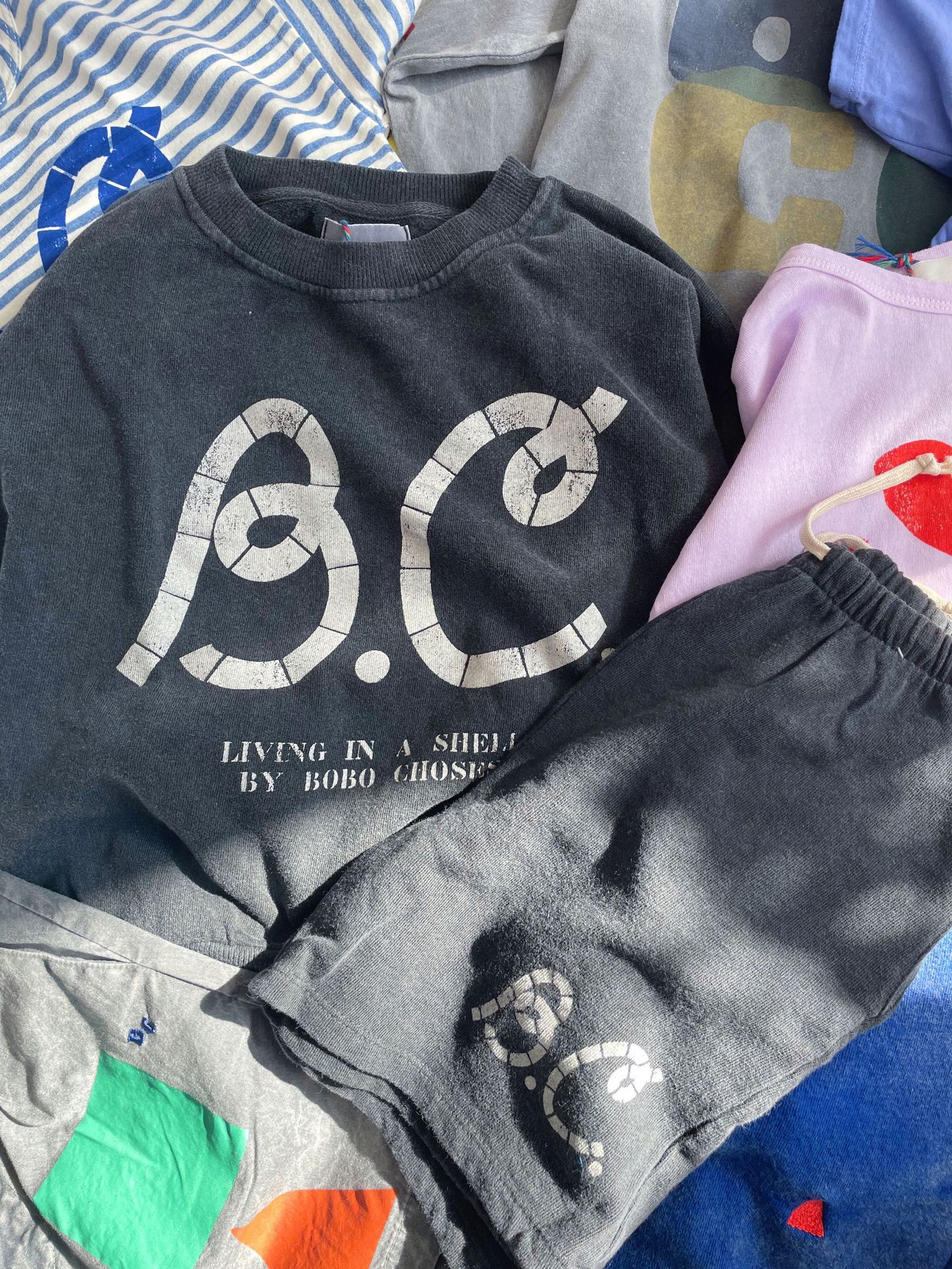 Bobo Childrens T-shirt 2023 Spring Summer New Ins-style Baby Boys and Girls Casual Cartoon Short Sleeve Top 1-11Y